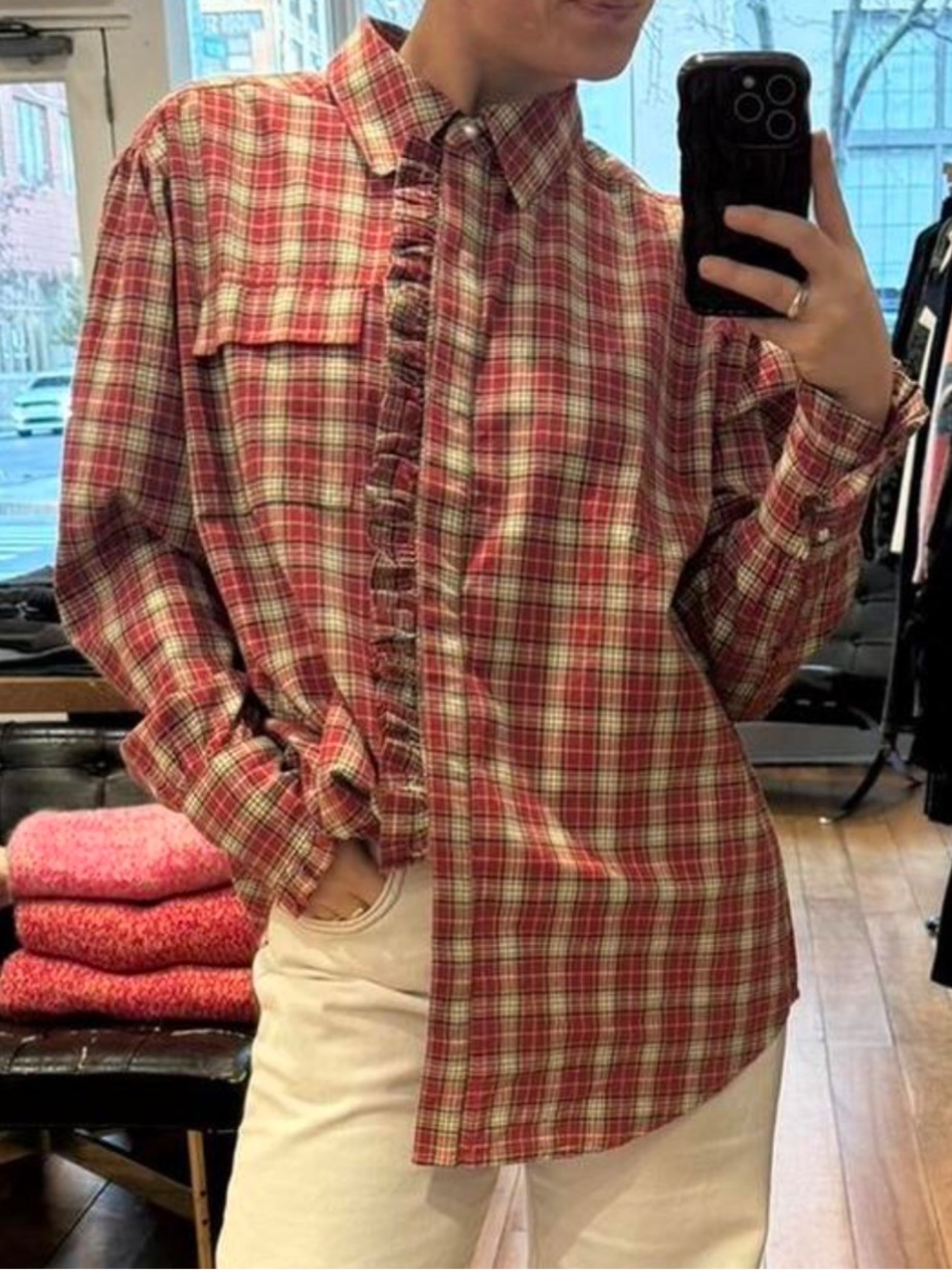 Damson Madder gorgeous plaid shirt